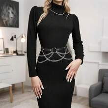 Women's Faux Leather Body Chain Waist Belt - Elegant & Sexy, Suitable For Daily Wear And Party Outfits - Multicolor - View 7