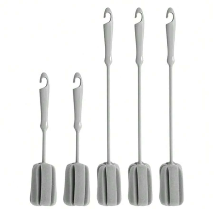 CYPN5 Cepillos De Esponja para Botellas con Mango Largo Herramienta Limpiadora para Tazas Copas De Vino Y Botellas De Agua DiseñO para Colgar Y FáCil Almacenaje En CocinaFashion - 221190939 - Ver 1