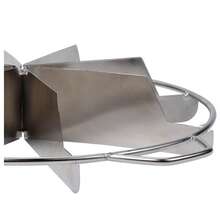 6 Cut Stainless Steel 10" Pie Cutter With Side Handles- Pie Slicer Round Cake And Pie Slicer Cake Divider Cheesecake Cutter Equal Portion Cutter Slicer Baking Tool - Silver - View 3