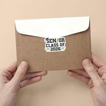 1/3/5 ملصقات فئة 2026، ديكورات فئة 2026 بقطر 3 بوصة، تخرج 2026، خريج 2026 - ملصقات لأجهزة الكمبيوتر المحمول والزجاجات المائية والهواتف وزجاج السيارة والخوذة ملصقات فينيل - متعدد الألوان - مشاهدة 5