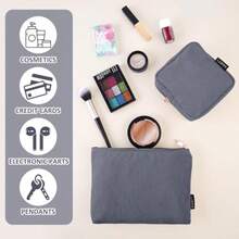 Cosmetiquera para Maquillaje de Pana - Negro2 - Ver 4