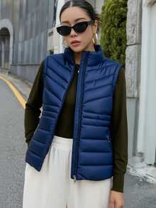 Women Coats - Blue - View 3