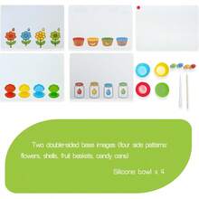 qixi 1 Set Children's Toy Color Matching & Sorting, Color Learning Gift, Paper & Water Bead Color Pigment, Kindergarten Cognitive & Fine Motor Skills Training - Multicolor - View 8