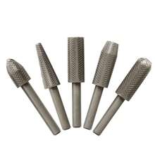 5pcs Wooden Drill Bit Set, Drill Bit Grinder, Round Shank, Rotary Cutter