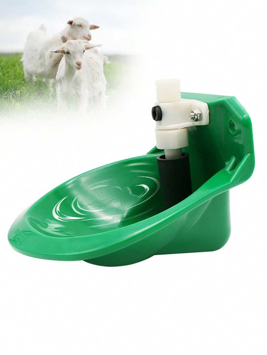 Green Sheep Water Bowl Plastic Valve Automatic Goat Water Dispenser Drinking Troughs Farm Animals Sheep Drinking Water Equipment