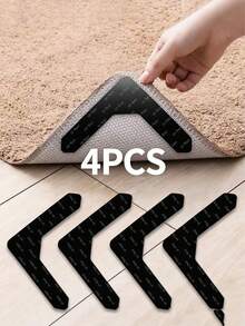 1pc Carpet Rug Anti-Slip Fixation Tape, PU Washable Residue-Free Reusable Carpet Tape, Washable Fixation Sticker - Multicolor - View 8
