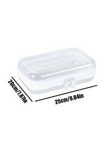 1个PVC旅行收纳包，可装洗漱用品和化妆品，拉链设计，也可装衣服和鞋子，旅行洗漱包，PVC拉链袋，情人节、斋月、返校季礼物 - 白色 - 查看 10