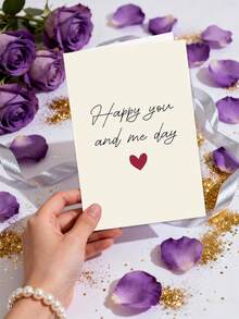 1pc Greeting Card With Envelope, Funny Birthday Card, Boyfriend/Girlfriend Humor Card, Happy Birthday, Back To School, Back To School Supplies, Birthday Card Valentine's Day Gift, Anniversary Card, Funny Valentine's Day Card, Amazing Wife, Valentine's Day Gift Box Card - Xk250 - View 4