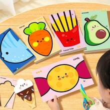 62件套折纸工艺设计套装，儿童剪纸手工艺术套装，趣味剪纸工艺，手工纸艺套装，包含1把安全剪刀，圣诞节、复活节礼物 - 彩色 - 查看 6