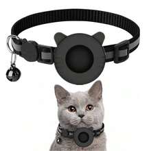 iDestry Coleira para Gatos com Suporte para Air Tag, Capa Protetora para Orelhas de Gato, Coleira com Sino Refletivo, Destacável para Air Tag, Adequada para Gatos Machos e Fêmeas, Capa Protetora para Rastreador GPS, Coleira Ajustável. Air Tag não incluso. - Multicolorido - Ver 17