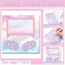 480 Sheets Cute Kawaii Note Pads Fun Memo Pads For Office Schoolsss Supplies Watercolor Sticky Notes 12 Styles - Nhiều màu - Xem 3