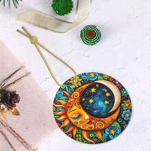Sun Ceramic Christmas Hanging Ornament For Xmas Tree Wedding Holiday Party Home Decor - 孫文 - 查看 5