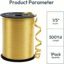 1/5 Inch Curling Ribbon, 500 Yards Long, Suitable For Gift Wrapping, Multicolor Balloon Decoration, Wedding Invitations, Birthday Parties, Christmas Tree Decoration, Etc.