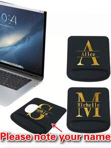 Custom Name Mouse Pad, Personalized Mouse Pad - Can Print Name - Can Print Text - Stain-Resistant Non-Slip Laptop Desk Mat - Suitable For Office, Easy To Carry - Ideal For Work And Back To School, Personalized Mouse Pad - Can Add Images And Text - Multicolor - View 3