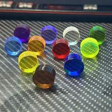 1 pezzo Punta sfera di cristallo trasparente, adatta per stecche da biliardo e stecche da biliardo americano, potente rimbalzo, durezza moderata, aspetto alla moda, scelta ideale per appassionati di biliardo professionisti e amatoriali, ottimo anche come regalo per vacanze e compleanni - Multicolore - Visualizzare 3