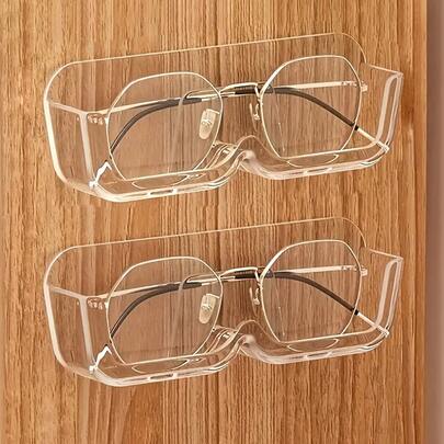 1/3件套壁挂式时尚眼镜架，时尚眼镜展示架，适用于家庭眼镜收纳，时尚眼镜架，家居装饰，浴室收纳，壁挂式眼镜整理架，清晰展示眼镜，节省空间且时尚的眼镜架，适用于客厅、卧室或走廊，取用极其方便且展示稳固，经久耐用且易于安装。