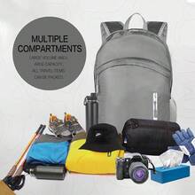 35L Mochila impermeable plegable y ligera para playa, con compartimento seco y húmedo, mochila HiFKing para hombres y mujeres, color negro - Gris - Ver 8