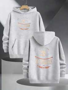 Sudaderas con capucha de estilo urbano para hombres BZXG - Gris - Ver 1