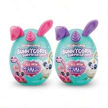 ZURU Rainbow Unicorn Bunny Surprise Gift Box Set - 1 Kotak Berisi 4 Mainan (Tekstur Hati) - Telur Ajaib Unicorn Yunbo Kelinci Lucu - View 2