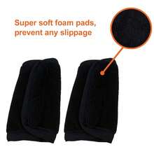 2pcs Foam Shoulder Pads, Sports Shoulder Strap Cushion Protector Suitable For All - Black - View 3
