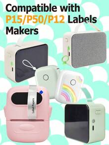 1/3/6 Rolls Thermal Label Tapes, 12x40mm (0.47"X1.57"), 160 Labels Per Roll, Self-Adhesive Label Stickers, Waterproof Thermal Label Paper, Suitable For D30, M110, M220, M1, P50, P15 Label Printers, Home & Commercial Use, Oil-Proof, Scratch-Resistant, Tear-Resistant - 3PCS white - View 6