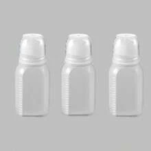 3pcs Salad Dressing Containers, Leak-Proof Travel Salad Dressing Bottles With Screw Cap, Small Condiment Containers With Lids - Multicolor - View 8