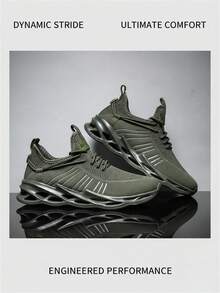 Calçados esportivos casuais masculinos plus size, calçados de malha respirável, calçados para corrida ao ar livre, calçados de corrida leves, antiderrapantes e duráveis para homens, calçados vermelho neon verde amarelo preto branco cinza escuro, ajuste largo adequado para homens e mulheres