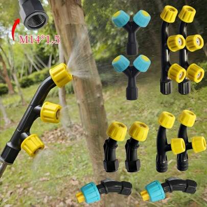 Outdoor Gardening Supplies: Multi-Head, Multi-Nozzle Agricultural Sprinklers, Irrigation Agricultural Sprinklers And Gardening Sprinklers With Adjustable Spray Size, Helpful For Tending To Fields And Gardens