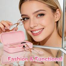 2-In-1 Eyelash Curler Set: Eyelash Comb, Eyelash Mascara Wand, Multi-Function Lip Brush Eyelash Brush, Long-Lasting Curl, Clump-Free Lashes, Beginner-Friendly Beauty Accessories, Suitable For Daily And Salon Use, Great Christmas And New Year Gift For Family And Friends - Multicolor - View 4