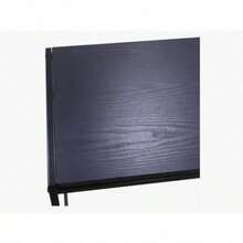 EKE Escritorio Diseño Industrial para Computadora o Laptop Minimalista Ideal Home Office Recamara o Juvenil Fácil Armado con Estructura Resistente Negro - Versión negra - Ver 4