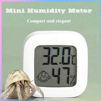 1 adet/2 adet Mini Akıllı Mikro LCD Dijital Termometre, Termometre ve Higrometre, Hassas İç Mekan Sıcaklık ve Nem Takibi, Kolay Okuma, Ev, Oda, Oturma Odası, Çocuk Odası, Şarap Dolabı, Araba, Ofis İçin Uygundur