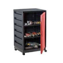 CYPNItalhome Mueble De Plástico En Color Negro Rojo con 3 Repisas Cajonera Organizador Multiusos con Ruedas ArnoFashion - 219934571 - Ver 8