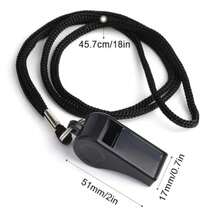 CYPNSilbatos de Plástico con Cordón 10 Unidades Entrenadores Arbitro Silbatos con Cordones Silbatos para Supervivencia Emergencia Salvavidas Deportes Futbol EntrenamientoFashion - como en la foto - Ver 3