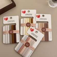 Candy Color Hair Ties, Simple Colorful Hair Ties, Basic Hair Ties, Korean Style Hair Scrunchies, Ponytail Hair Accessories For Women Rubber Bands Hair Elastics Hair Rope - HX-801 - View 2