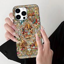Miniature Art Shockproof 2D Printing Fashion Phone Case For IPhone 17/16/15/14/13/12/11/AIR/PRO/PRO MAX/PLUS Prefect Gift For New Year, Valentine's Day And Family Or Friend's Birthday - Black - View 8