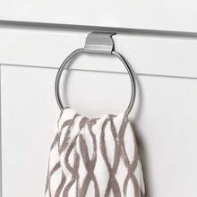 CYPNSpectrum - Toallero diversificado sobre la Puerta del gabinete níquel Cepillado pequeñoFashion - Nquel cepillado - Ver 3