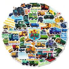 50 PIEZAS Pegatinas de coche de dibujos animados de patrones mixtos, pegatinas creativas de grafiti resistentes al agua para DIY, tabletas, computadoras, cuadernos, fundas de teléfonos móviles, guitarras, escritorios, tazas de agua, maletas, esquís, libros, pegatinas decorativas de arte, pegatinas decorativas de cuentas manuales, esenciales para la temporada de regreso a clases - Estilo 5 - Ver 3