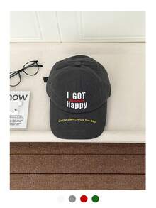 软顶复古字母格子帽，女士薄檐遮阳五片帽，街头嘻哈棒球帽，格子棒球帽，美式英伦学院风，男女通用大号头围遮阳运动按扣帽 - 字母棒球帽 - 查看 13