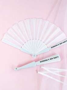 Customized Party Fans,Personalised Hen Party Favour Hen Do,Summer, Bachelorette Party Bride, Back To School,For Office,For School,For Teacher Gifts - Multicolor - View 6