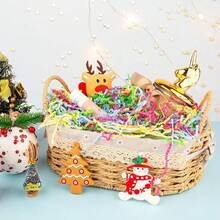 Caleihd Crinkle Cut Paper Grass Cushion Paper Streamer For Christmas Wedding Birthday Bridesmaid Engagement Craft Gift Boxes Bags Filler Decoration 4.5oz Green&Pink&Blue&Yellow - 節慶混合 - 查看 6