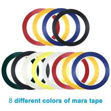 12 Rollos Cinta para Pizarrón Blanco 8 Colores 3mm x 66m cinta adhesiva multicolor cinta gráfica cuadrícula Cinta Adhesiva Multiusos Gráfica Aislante Escritorio Manualidades - 12 piezas - Ver 3