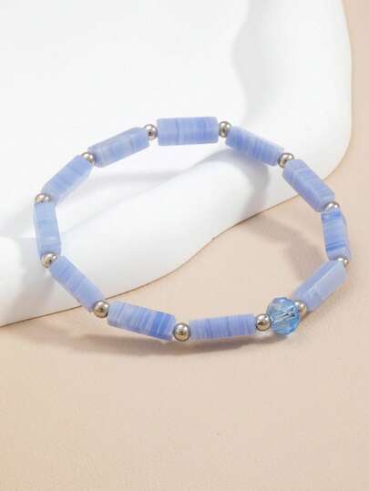 Crystal Weight Loss Bracelet - Natural Stone Energy Beads, Helps With Weight Loss, Fatigue Relief And Healing - Waterproof Yoga Bracelet For Women