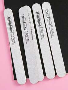 10/6/2Pcs Nail Files - 180/240 Grit Nail Art Buffering Files Double Sided Fingernail Files Professional Emery Boards Nail Care Files Manicure Pedicure Tools For Acrylic Artificial - Multicolor - View 4