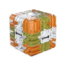 3D Ball Rolling Maze Puzzle Cube - Suitable For Competitive Logic Games, Stress Relief, And Brain Training. - 藍色 - 查看 9