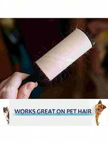 80/160pcs Super Sticky Pet Hair Remover Roller - Includes 1 Handle And 2/4 Replacement Rollers, Suitable For Car, Carpet, Seats, Indoor Decor, Furniture, Sofa And Clothes - Multicolor - View 5