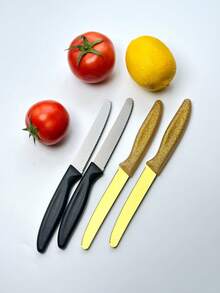 4 pièces Couteau à dessert, couteau à beurre, couteau à steak, couteau à tomate, couteau à pain, couteau multifonction, couteaux de table en acier inoxydable de couleur dorée, convenant pour restaurant, cuisine domestique, table de salle à manger, mariage, rassemblement en plein air, célébration de fête - 4 articles - Voir 9