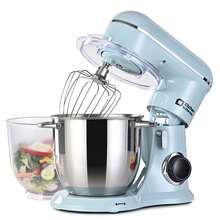 Kitchen In The Box Stand Mixer, 5QT + 4.5QT Two Bowls Electric Food Mixer, 10 Speeds Kitchen Mixer For Daily Use With Egg Whisk,Dough Hook,Flat Beater - 美規A型插(110-127V) - 查看 8
