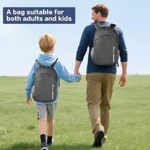 35L Mochila impermeable plegable y ligera para playa, con compartimento seco y húmedo, mochila HiFKing para hombres y mujeres, color negro - Gris - Ver 4