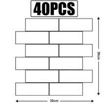 20pcs 3D Glossy Subway Tile Texture Self-Adhesive Wall Stickers, Wallpaper, Wall Decals, Vinyl Stickers For Home Decor, Spring Decorations, Kitchen Decor, Gifts For Birthday, Graduation - Multicolor - View 17