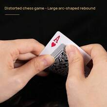DELI 9637 Playing Cards: Complete Set Of Suit Types, Sturdy Texture, Clear Patterns, Economical And Durable - Black - View 3